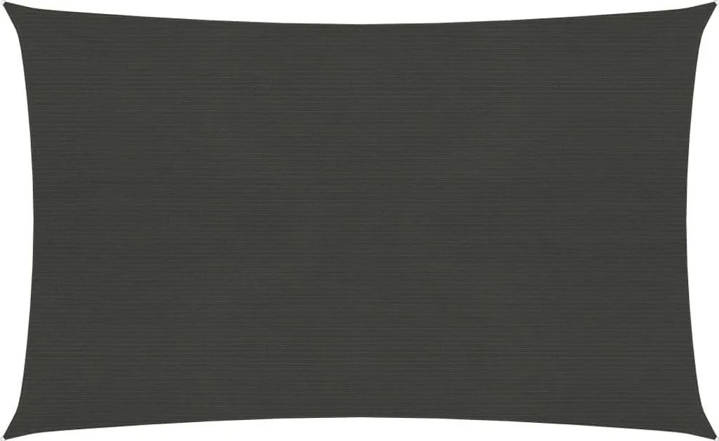 Tenda da Sole Antracite 2,5x4,5 m HDPE 160g/m² | The Living Store