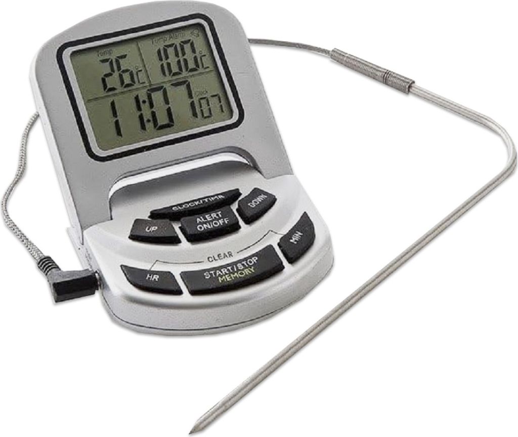Landmann Grillthermometer Digital BBQ Thermometer mit Timer