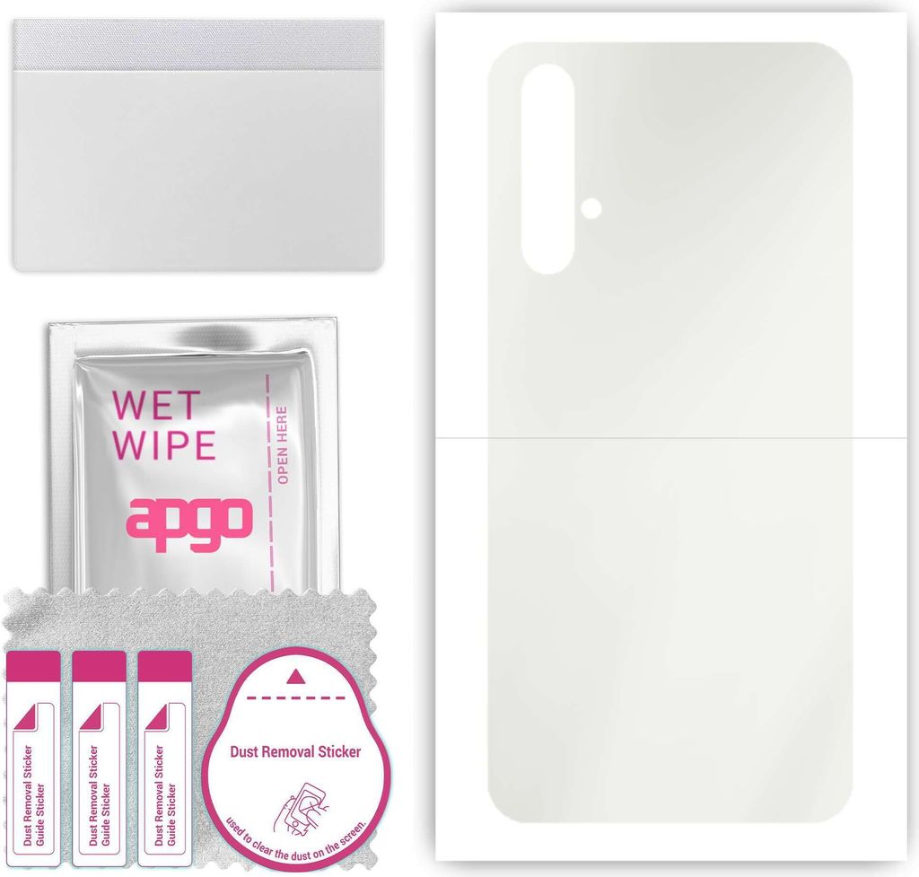 apgo Rückseite Schutzfolie, Matt, kompatibel mit Honor 20, Hinten Hydrogel-Displayschutzfolie mit Positionierhilfe, kratzfest, einfache Montage
