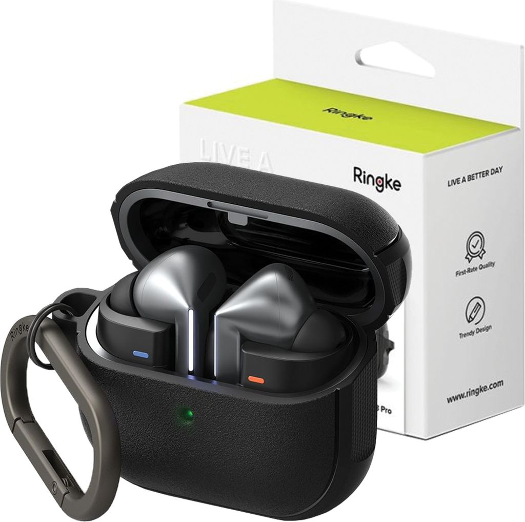 Ringke Onyx MagSafe Hülle für Samsung Galaxy Buds 3, 3 Pro - Schwarz