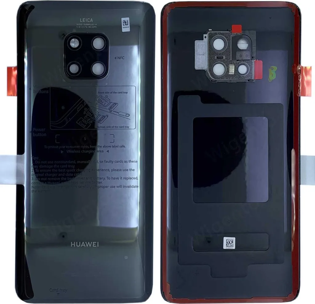 Remplacer Coque Arrière Cassée Huawei Mate 20 Pro Noir - Pièce 02352GDC