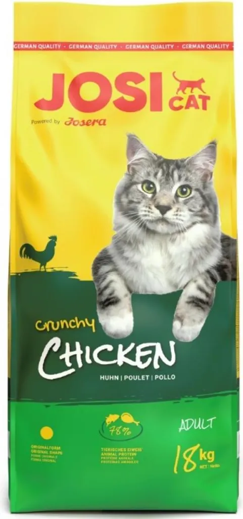 JosiCat Poulet Croustillant 18kg : La solution pour chats difficiles