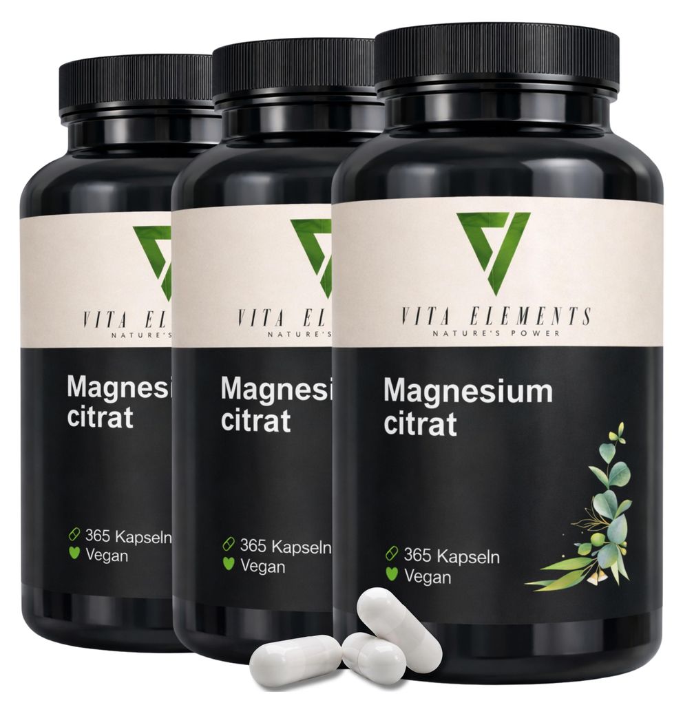 Vita Elements Premium Magnesiumcitraat Set van 3 365 Productafbeelding 