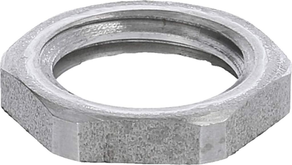 WISKA Edelstahlgegenmutter M12x1,5 GVA-M12 Sechskant Edelstahl (1.4305) Farbe silber - 1 Stück