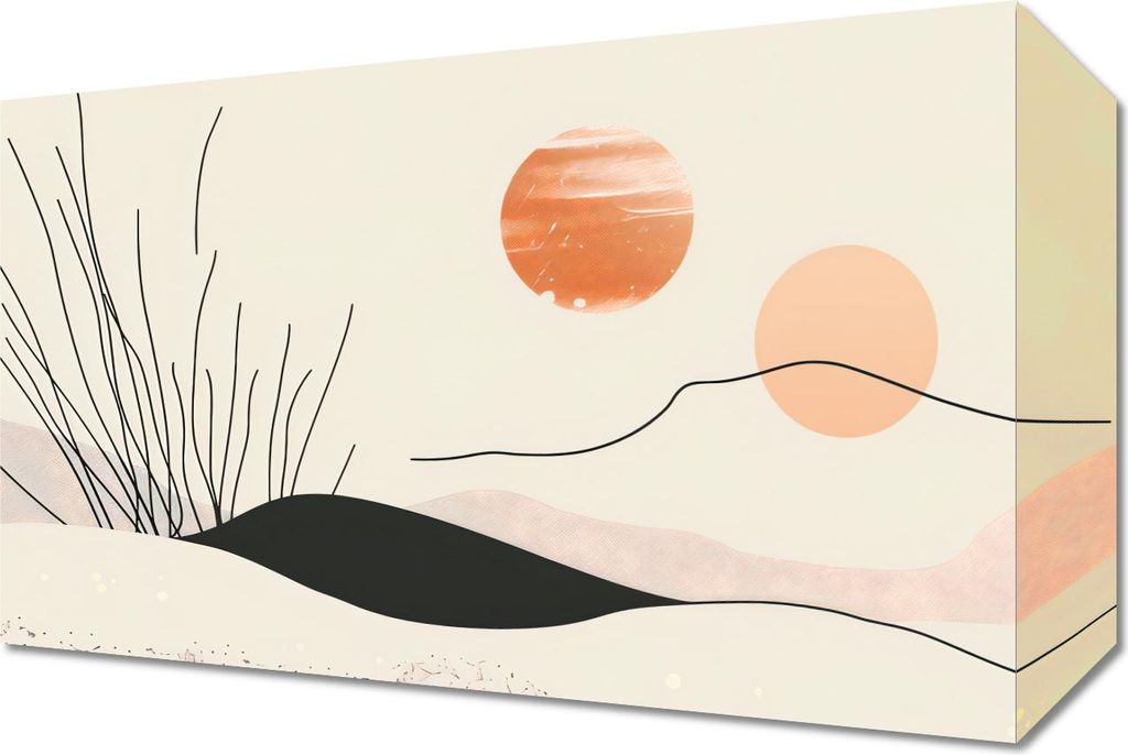Bild 30x20cm Sanfte Hügel