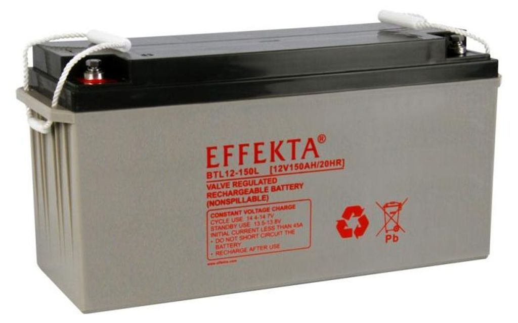 Effekta BTL 12-150L Batterie plombée AGM VRLA 12V 150Ah Image du produit 