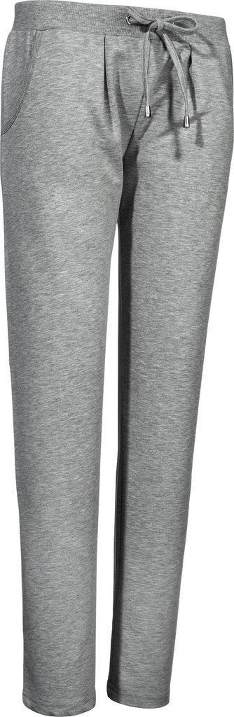 Erwin Müller Damen-Freizeithose, lang grau meliert 40 / 42