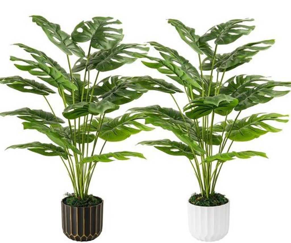 Kunstplanten 2 stuks, 71,1 cm, groot, wohnzimmerdeko