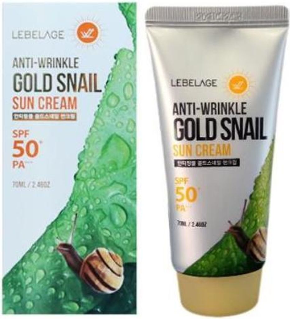 LEBELAGE Anti-Falten-Gesichtscreme LSF 50+ - Schnecke 70 ml