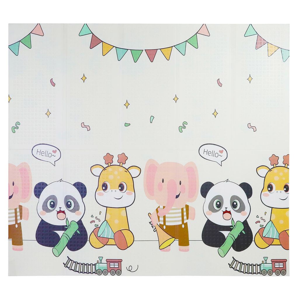 CCLIFE Baby Spielmatte Krabbelmatte 196x176x1cm, Produktbild 