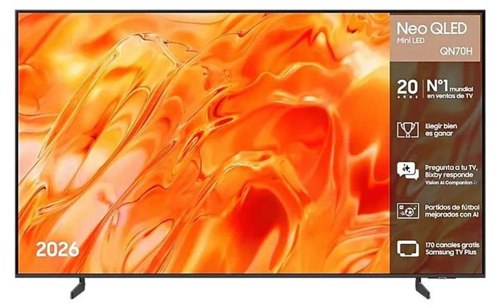 Samsung 65'' Neo QLED QN70H 4K Vision AI Smart TV (2026), Productafbeelding 