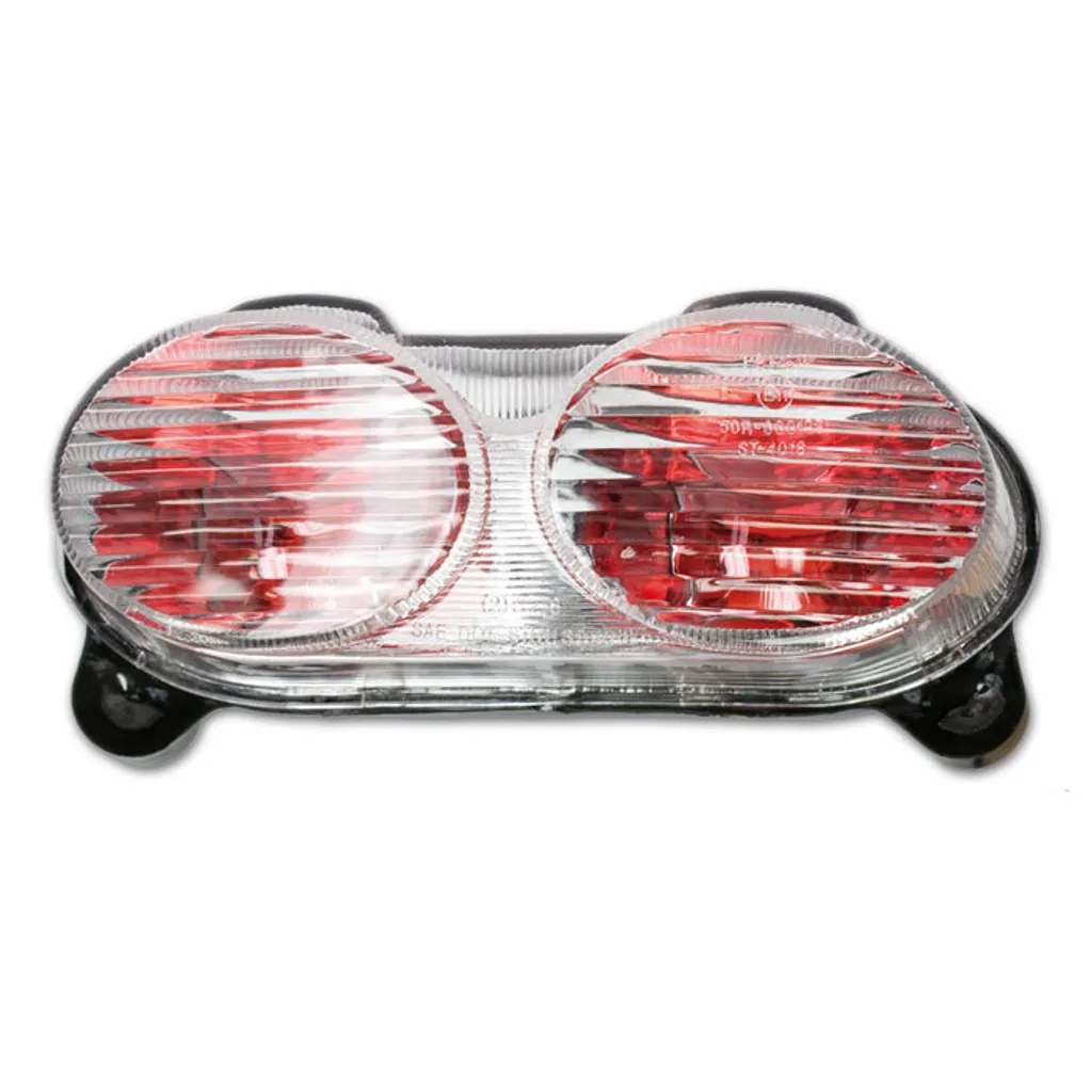 Feu arrière transparent pour Kawasaki ZX-6R 1998-2002 Ninja ZX6R