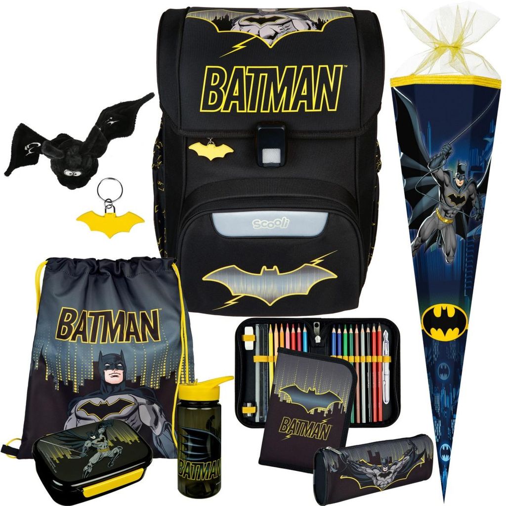 Scooli Schulranzen Jungen 1.Klasse Batman-EasyStart Produktbild 