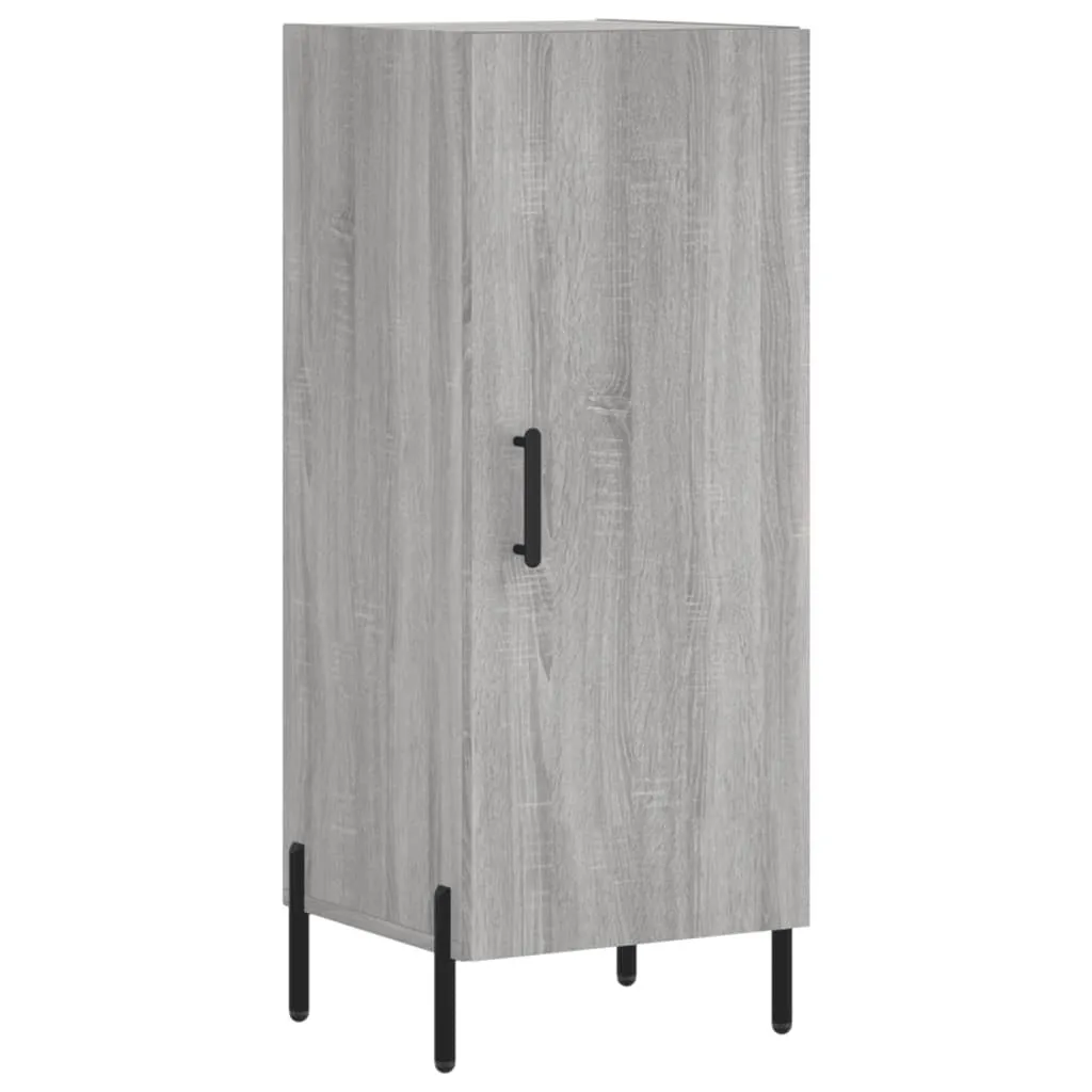 Mobile Alto vidaXL Grigio Sonoma 180cm | Credenza Stretta Multiuso - 5