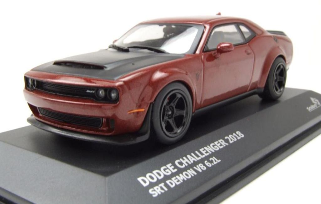 Solido 1:43 Dodge Chall. Demon rot Modellauto Image du produit 