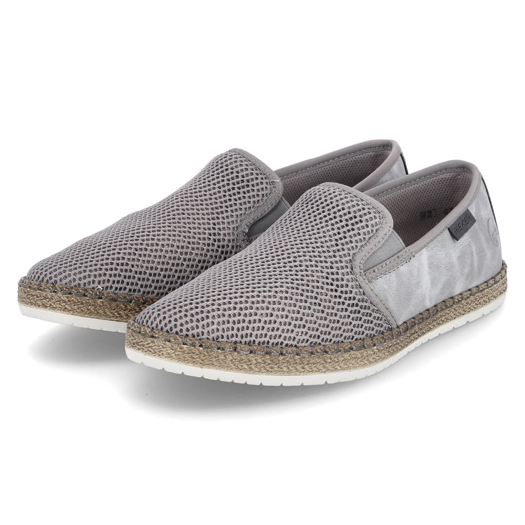 Rieker Espadrilles für Herren B5265-43 grau / 43 Gr. 46 Produktbild 