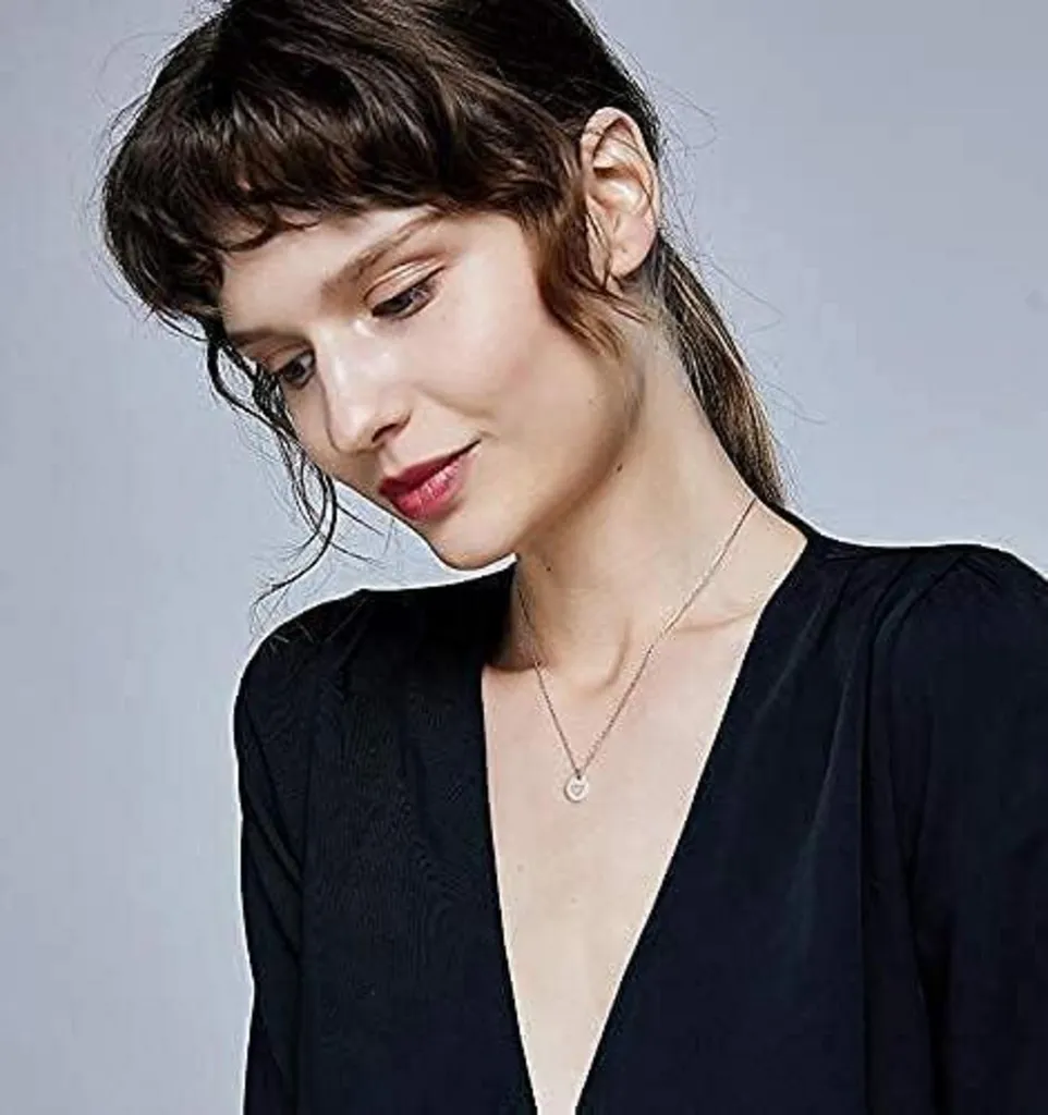 Collana con Lettera Iniziale Oro Rosa e Argento: Trend Regalo 2025 - 9