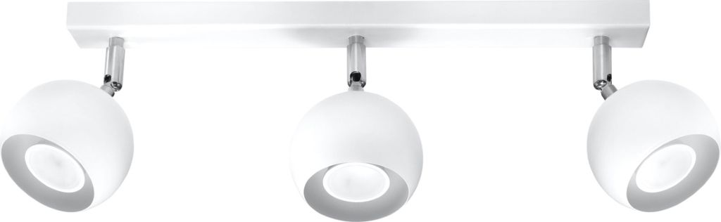 Deckenleuchte OCULARE 3 weiß 3xGU10 10W Stahl 16x10x45cm Sollux Lighting