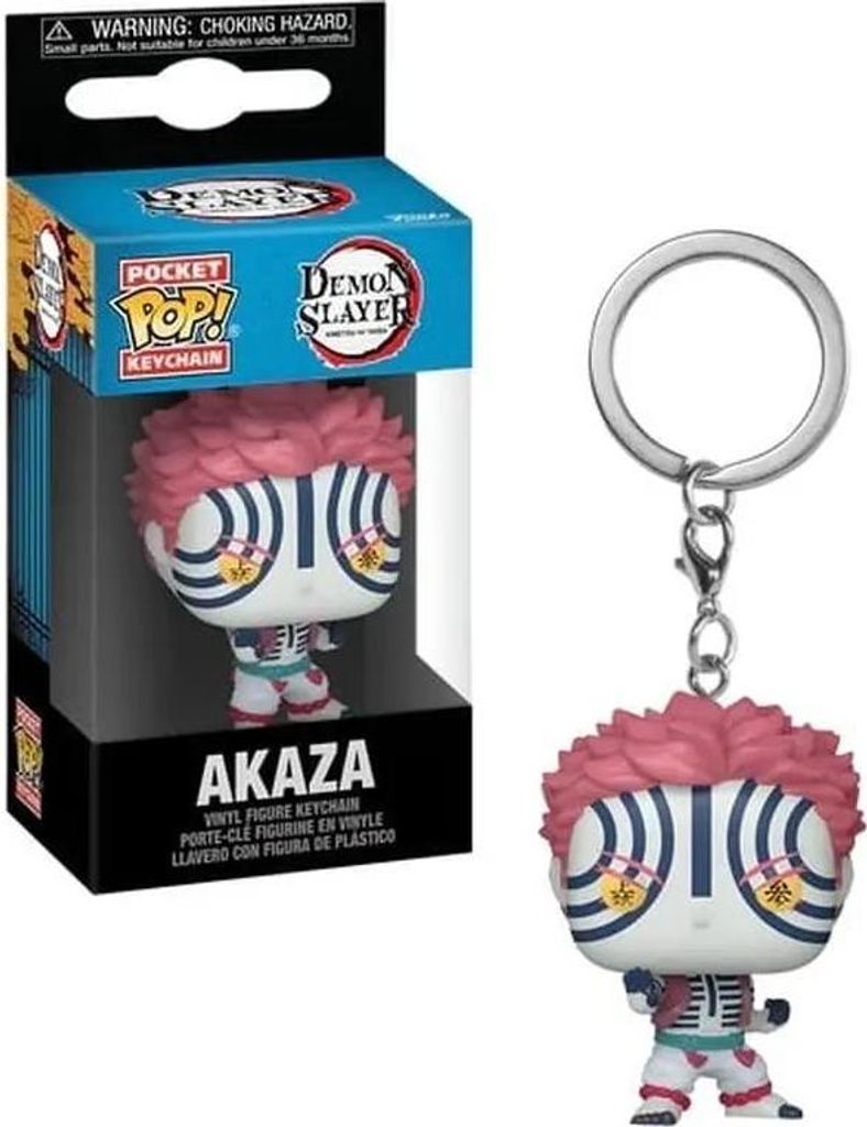 Ammazzademoni Funko Pocket POP! Portachiavi in PVC Akaza Immagine del prodotto 