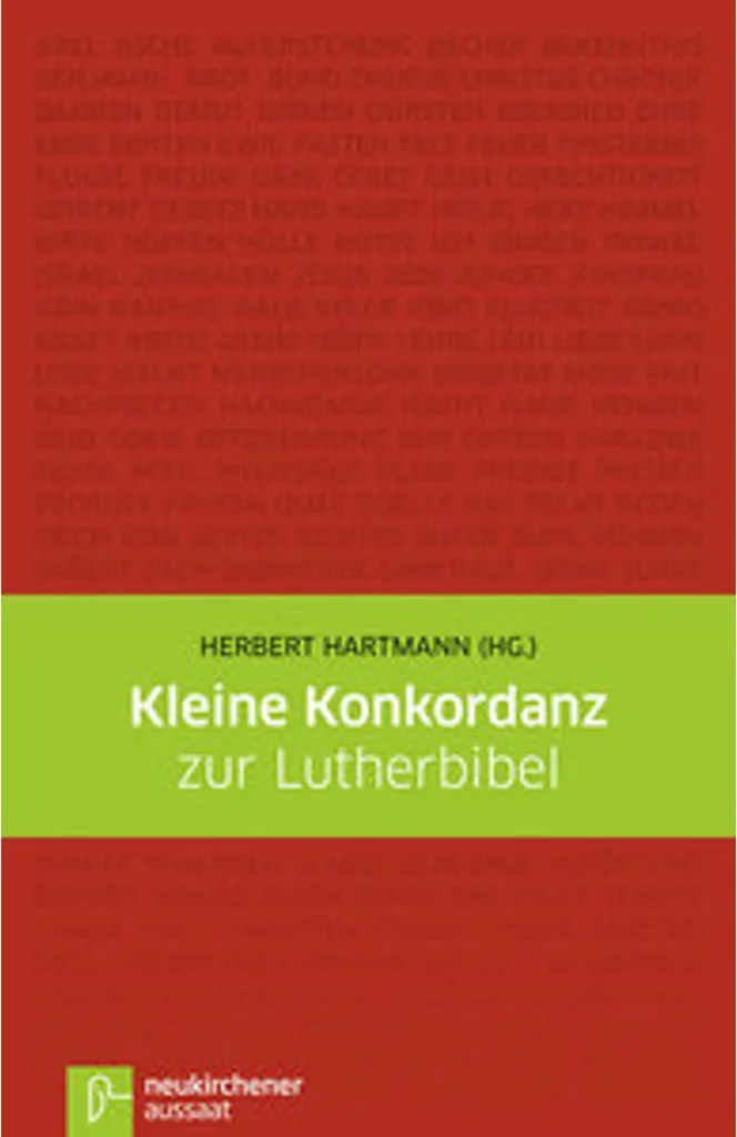 Concordance Biblique Lutherbibel '84 - Guide d'Étude Allemand Broché