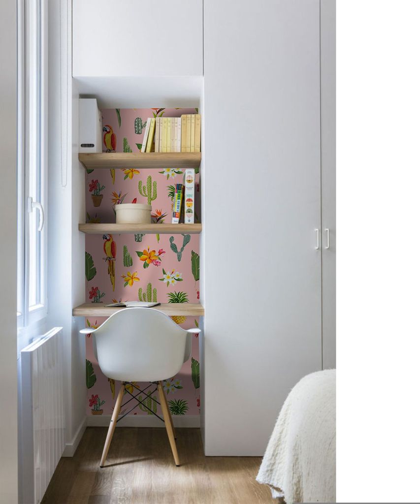 Coloray Fototapete 208x146 cm Vlies-Fototapete - Papageiblumen