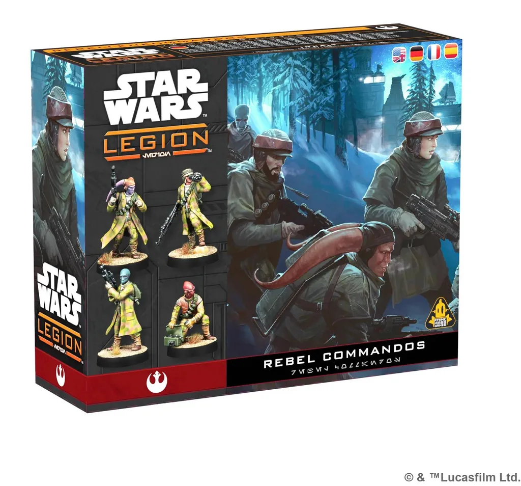 Star Wars Legion Extension Commandos Rebelles pour Jeu de Figurines