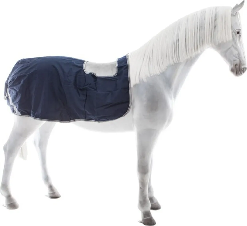 Bucas Freedom Riding Rug 145 - Couverture Exercice Imperméable Navy