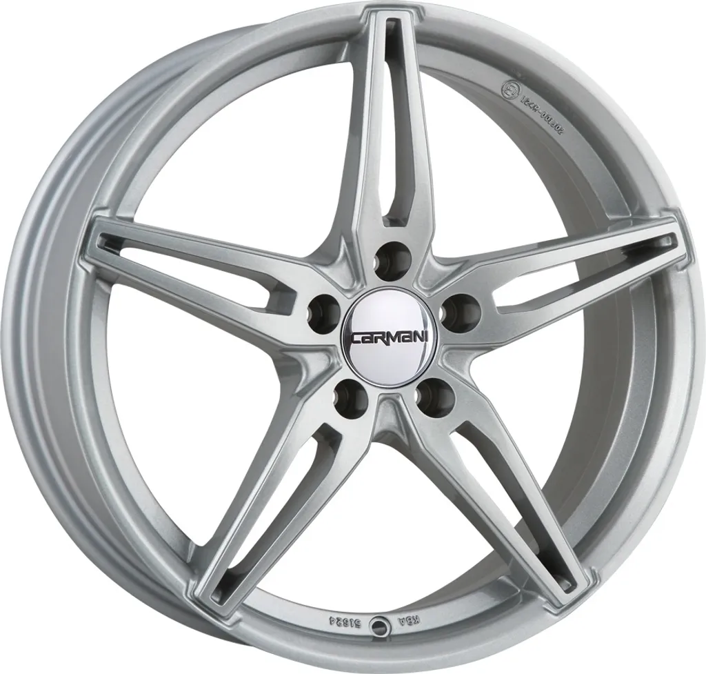 Roues en fonte MIM OSKAR 7x17 5x112 ET47 Argent pour Berlines Allemandes