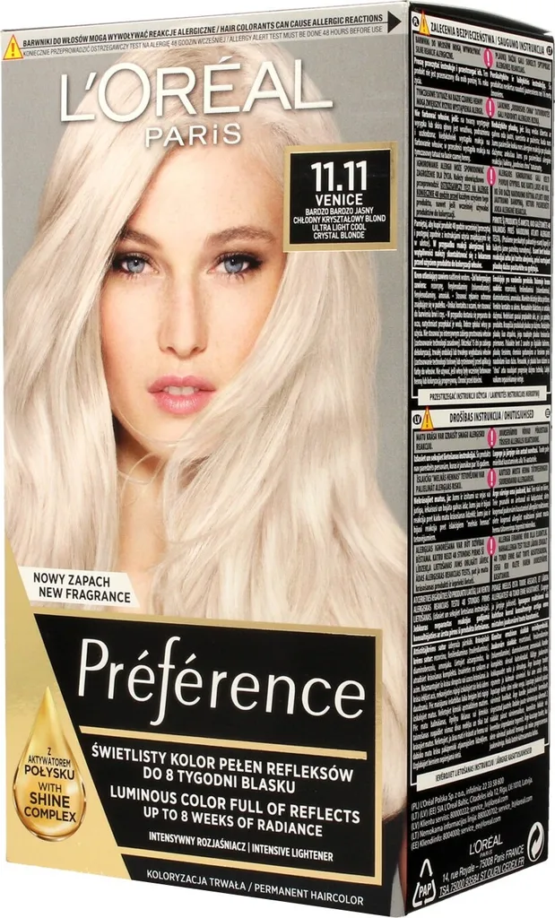 Promo L'Oréal Preference 11.11 Venice Biondo Cristallo Freddo 243g