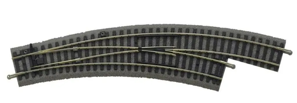 Extension de Circuit HO avec Aiguillage Arqué Piko BWR 55423 Droit R3/R2
