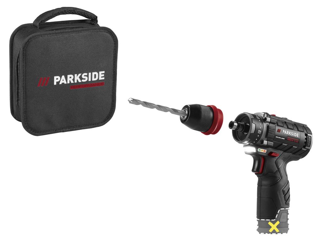 PARKSIDE PERFORMANCE® Aku vrtačka/šroubovák 12 V, model Obrázek produktu 