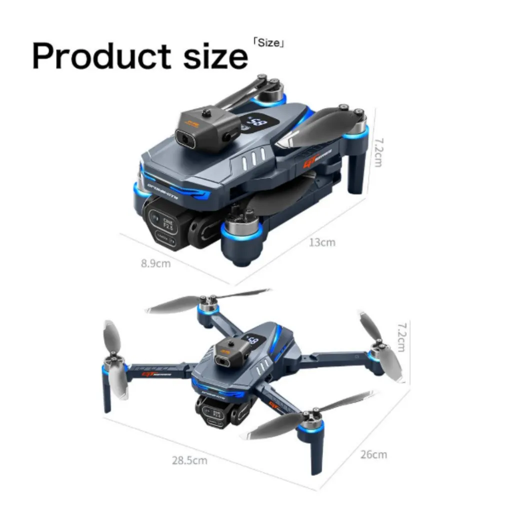 Drone Moteur Sans Balais 4K avec Évitement d'Obstacles et Écran LCD - 9