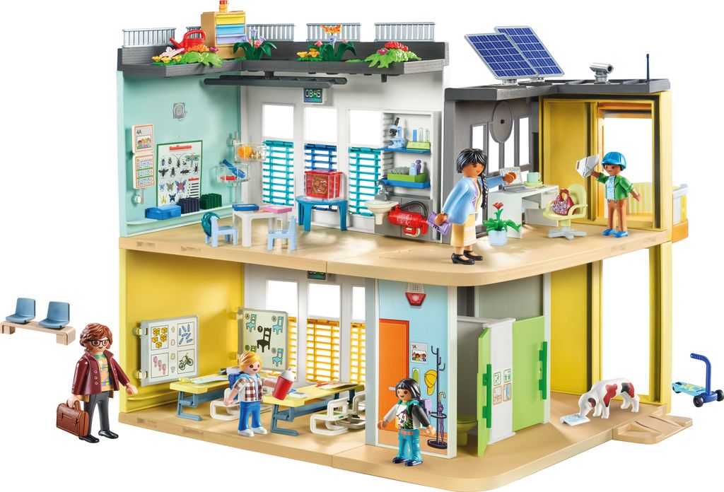 71327 City Life Large school, construction toy Playmobil