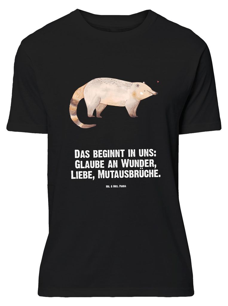 Mr. & Mrs. Panda Größe XL T-Shirt Nasenbaer - Schwarz - Geschenk, Rüsselbär, Tshirt, Lustige Sprüche, Nasenbär, Nasenbären, Shirt, mit Spruc...