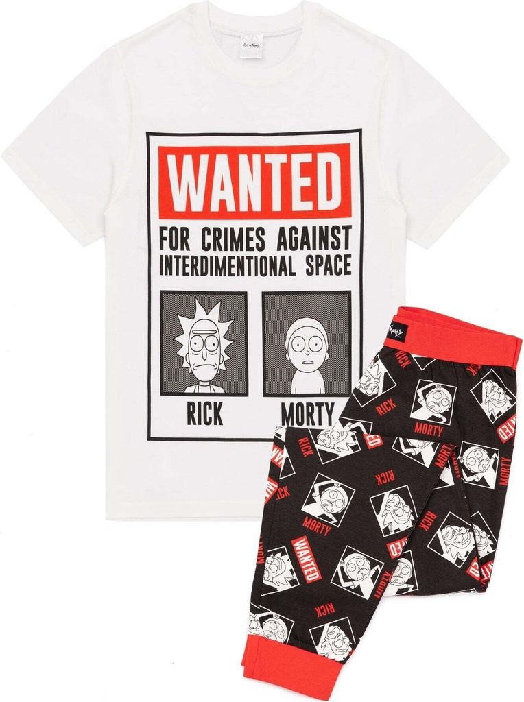 Rick And Morty - Schlafanzug mit langer Hose für Herren Produktbild 