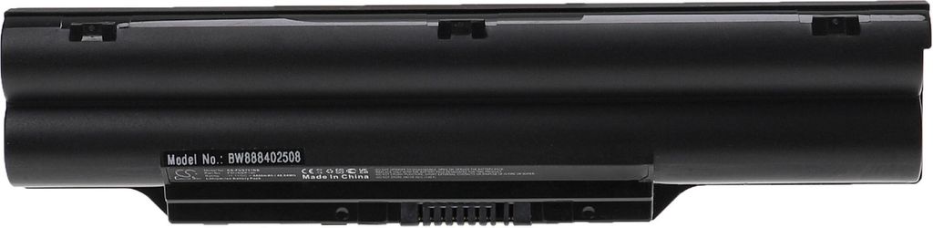 vhbw Akku kompatibel mit Fujitsu AH77/CN, AH77/C, AH700/BN, AH700/5B, AH58/CNM, AH58/CM, AH570/BNM, AH77/D Notebook (4400 mAh, 11,1 V, Li-Ion)