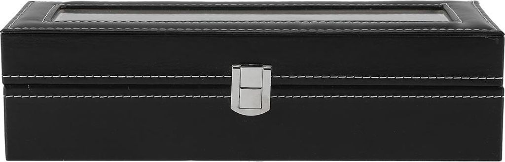 1Pc High Grade 6 Slots Kunstleder Box Fall für Uhr Schmuck Display Storage Organizer Hot