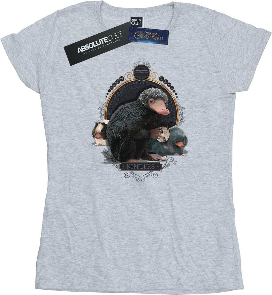 Fantastic Beasts - "Baby Nifflers" T-Shirt für Damen BI20055 (L) (Grau)