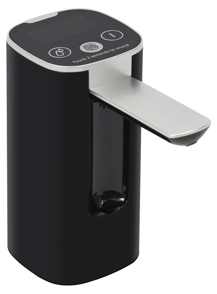 Distributeur d'eau portable USB noir - Idéal pour bureau et camping