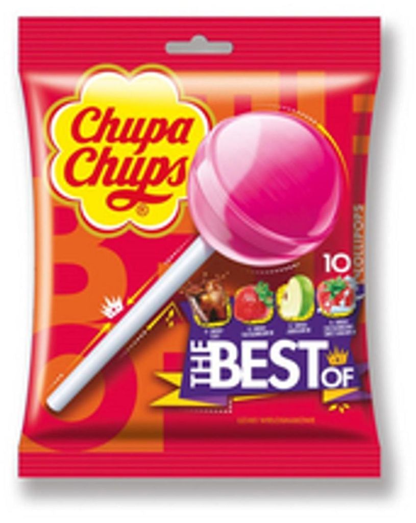 Lizaki Chupa Chups The Best Of Wielosmakowe 10 sztuk Zdjęcie produktu 