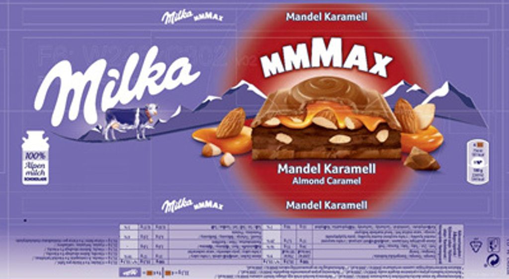 Milka Mmmax Mandel Karamell 300g Produktbild 