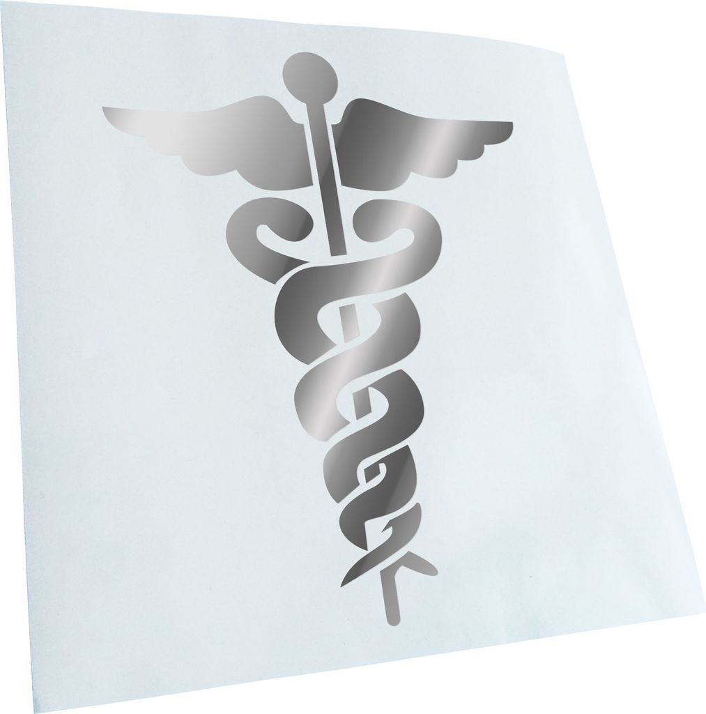 hauptsachebeklebt Kiwistar - Autoaufkleber - Äskulapstab - Ärztesymbol - Schlangen Heckscheibe - Aufkleber für Auto Kfz Fahrrad, LKW, Truck Mofa