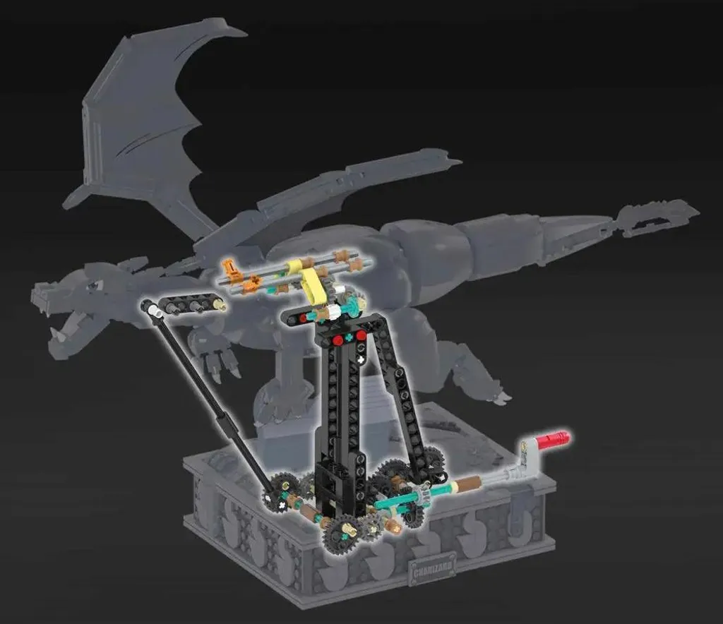 Jeu de construction Pokémon Glurak MEGA Motion idéal pour l'exposition - 16