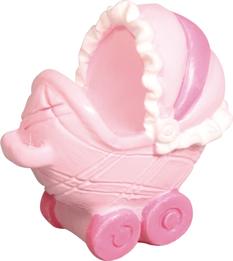 Rayher Mini Dekofiguren rosa 3er Set, 3x3x1,5 cm
