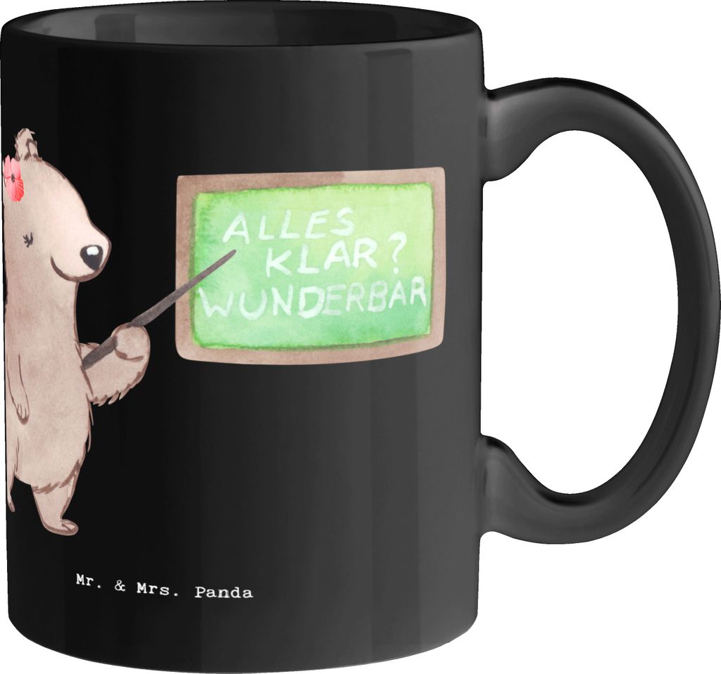 Mr. & Mrs. Panda Geschenktasse Schwimmen Trainerin Produktbild 