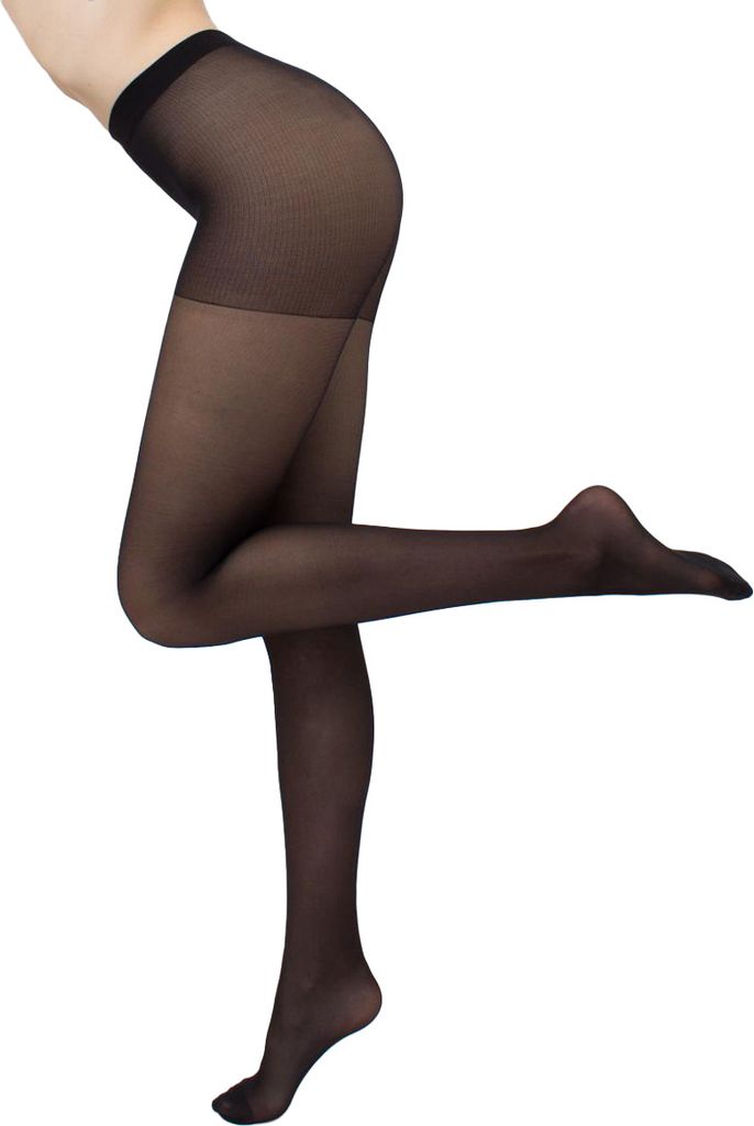 Stützstrumpfhose mit gradueller Kompression RELAX 30 DEN black-M