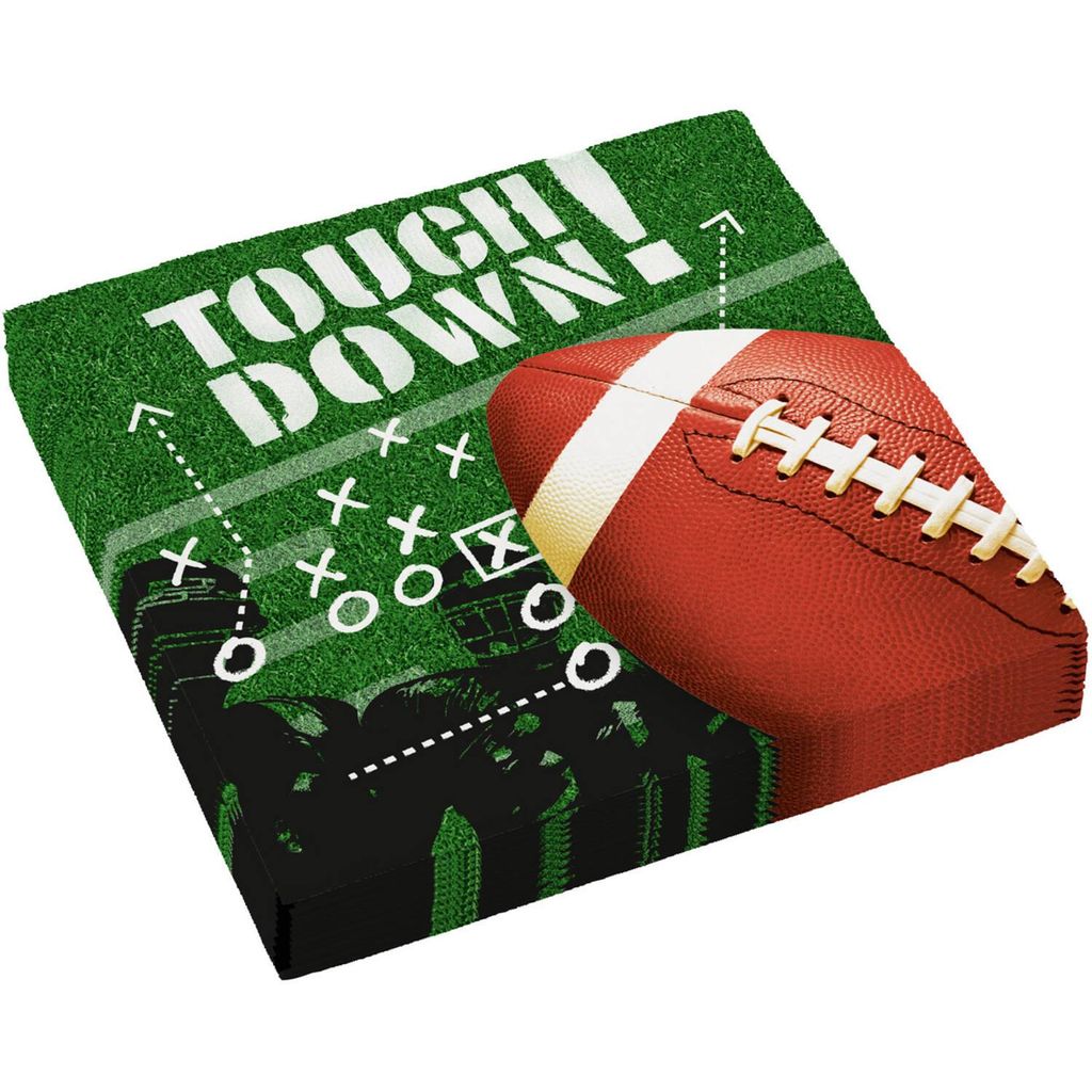 16 serwetek Touchdown Football 33 x 33 cm Zdjęcie produktu 
