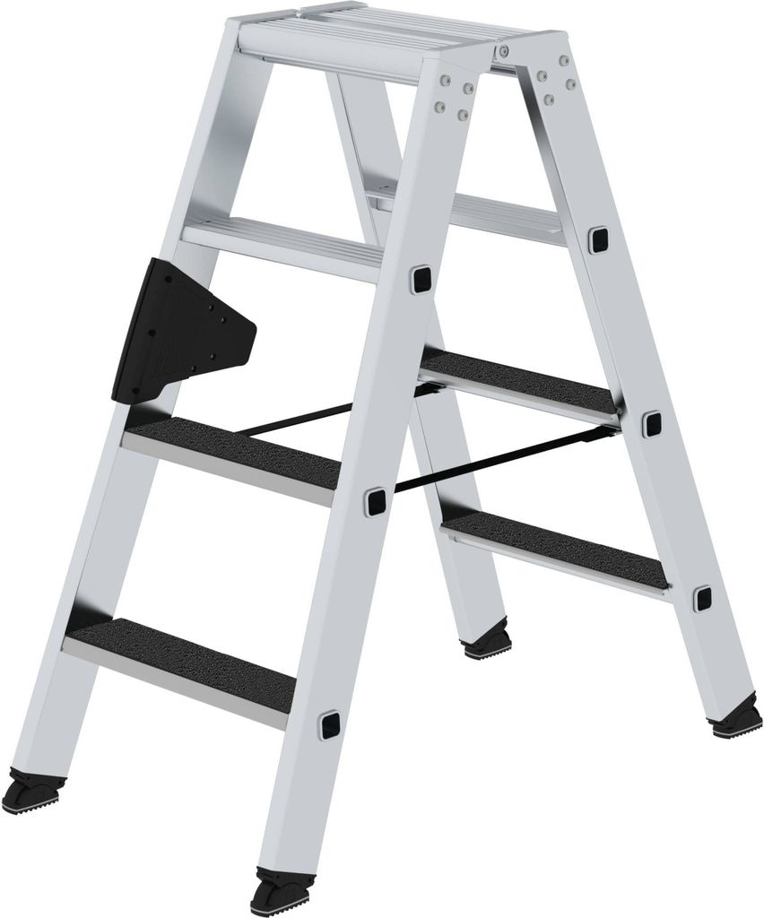 Stufen-Stehleiter beidseitig begehbar mit clip-step R13 2x4 Produktbild 