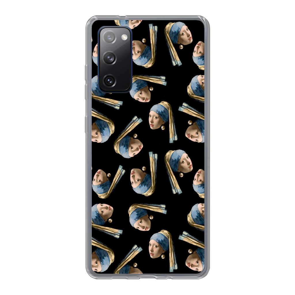MuchoWow Handyhülle Schutzhülle Hülle für Samsung Galaxy S20 FE Das Mädchen mit dem Perlenohrring - Muster - Vermeer Silikon Softcase Handy ...
