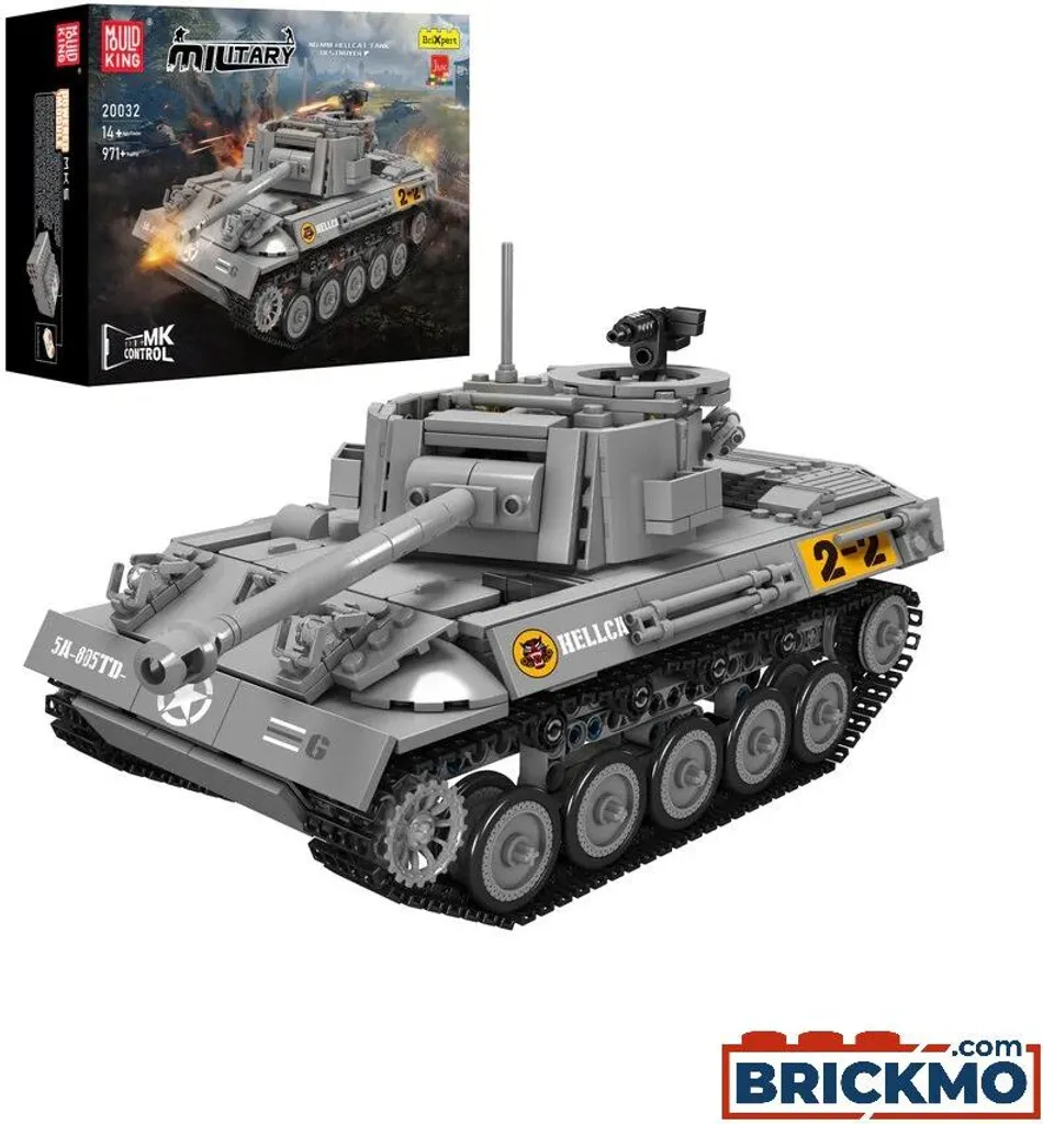 Mould King 20032 Chasseur de Chars M18 Hellcat Kit de Construction 8+